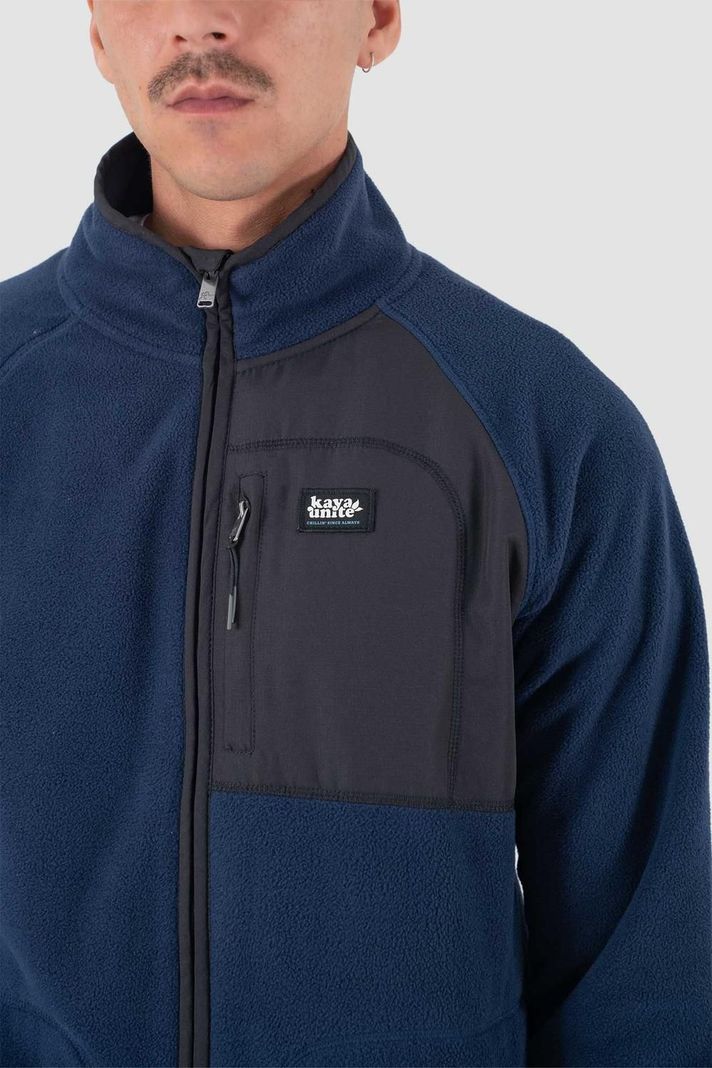 Polar Hombre Full Zip Dk Navy-2