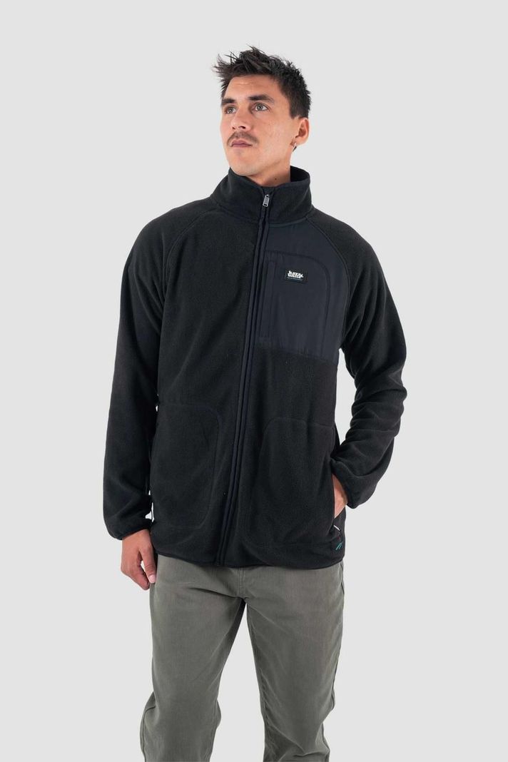 Polar Hombre Full Zip Negro-0