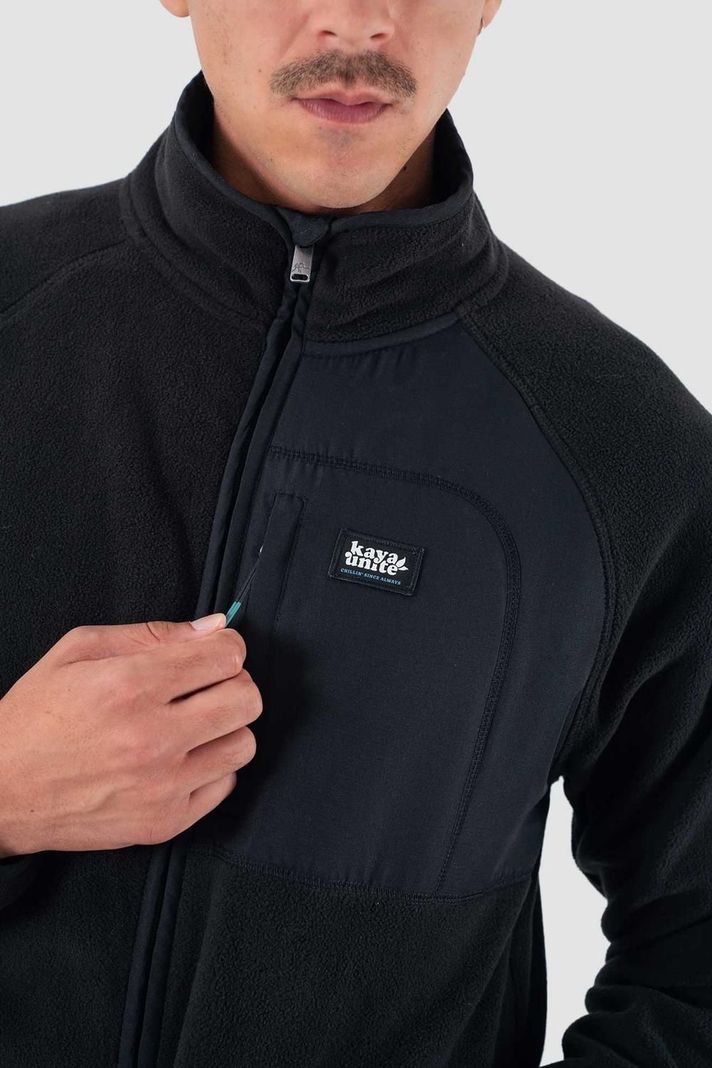 Polar Hombre Full Zip Negro-2