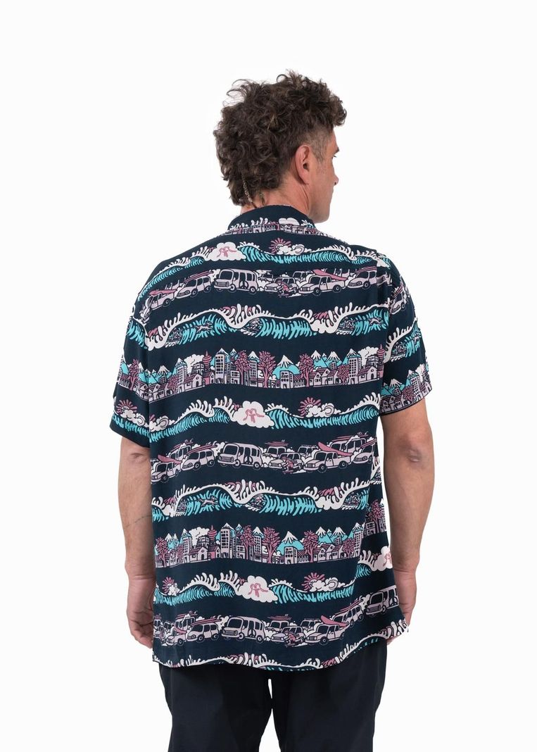 Guayabera Push Navy-1