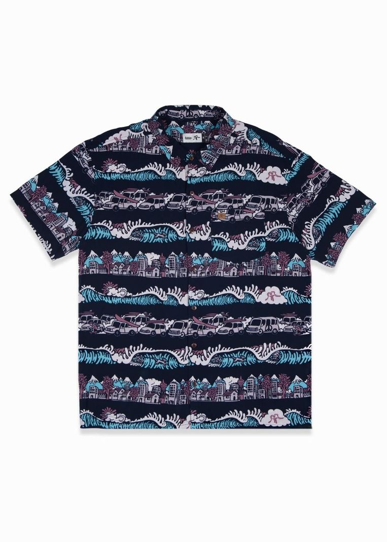Guayabera Push Navy-2