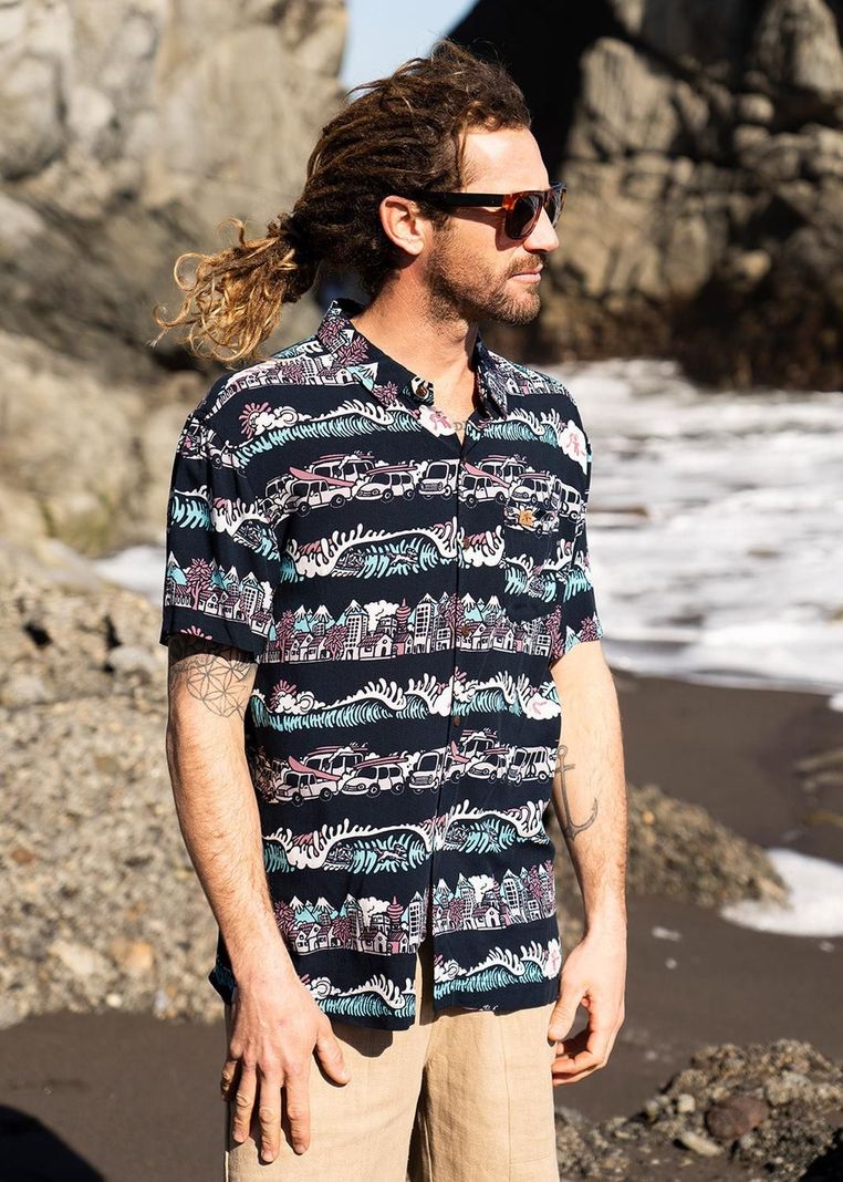 Guayabera Push Navy-5