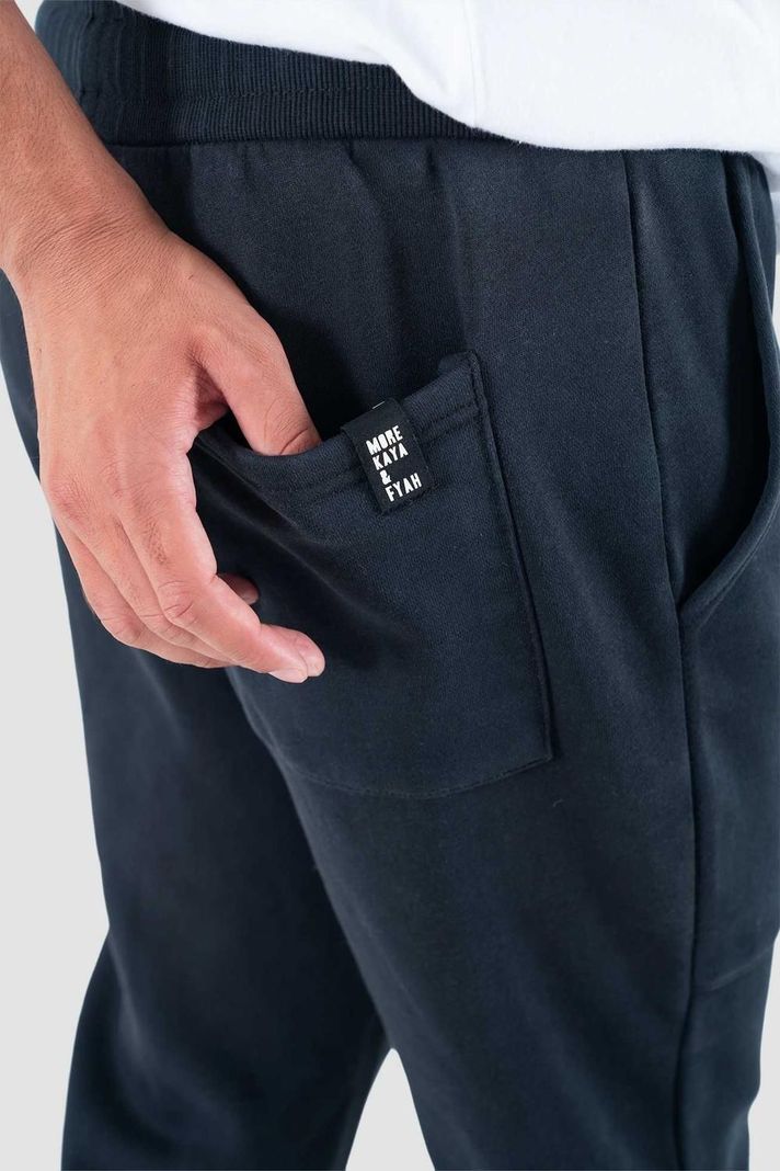 Pantalón Buzo Hombre Cargo Negro-2