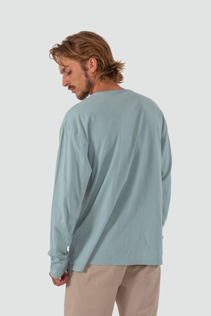 Polera Hombre Manga Larga Daily Soft Verde-1