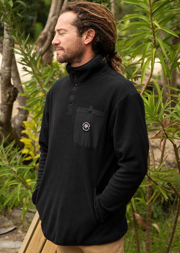 Polar Hombre Half Zip Black-4