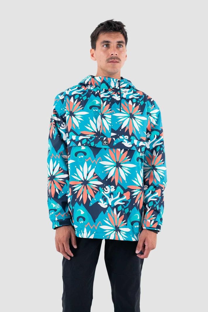 Chaqueta Cortaviento Hombre Anorak 5000:5000 Cosmo Teal-0