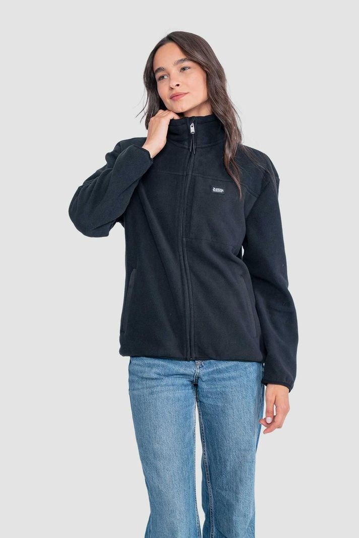 Polar Mujer Full Zip Negro-0