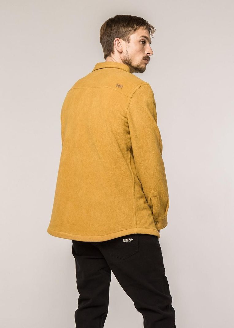 Camisa Hombre Polar Woods Camel-1