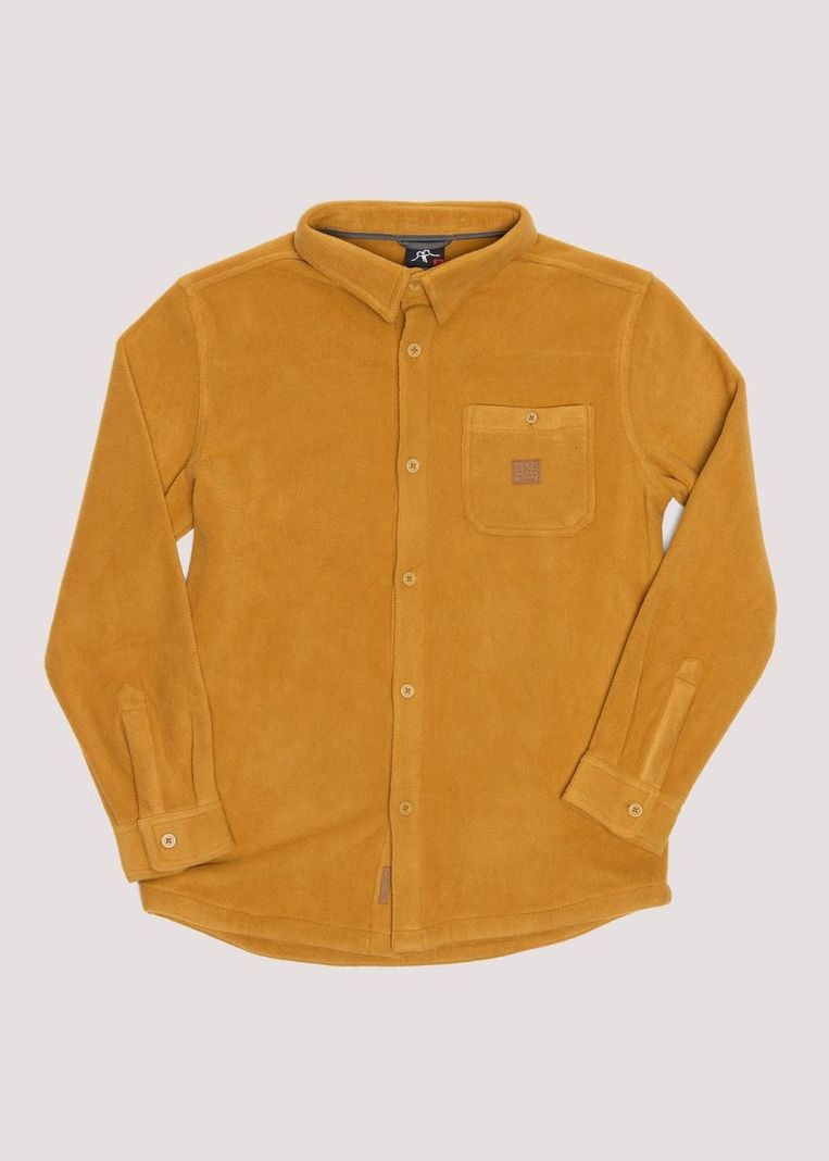 Camisa Hombre Polar Woods Camel-3