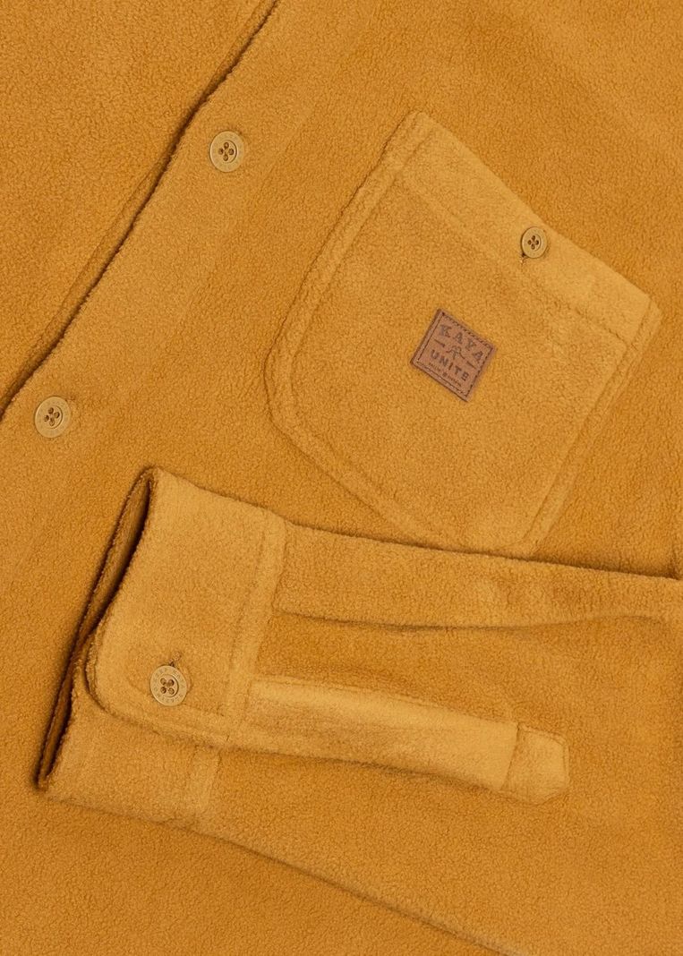 Camisa Hombre Polar Woods Camel-4