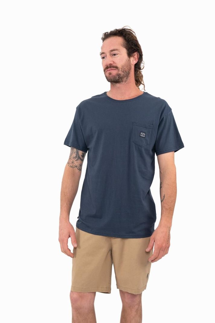 Polera Hombre Orgánica Daily Navy