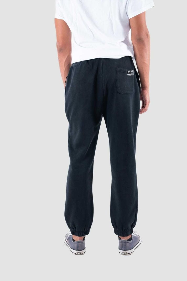 Pantalón Buzo Hombre Relax Negro-1