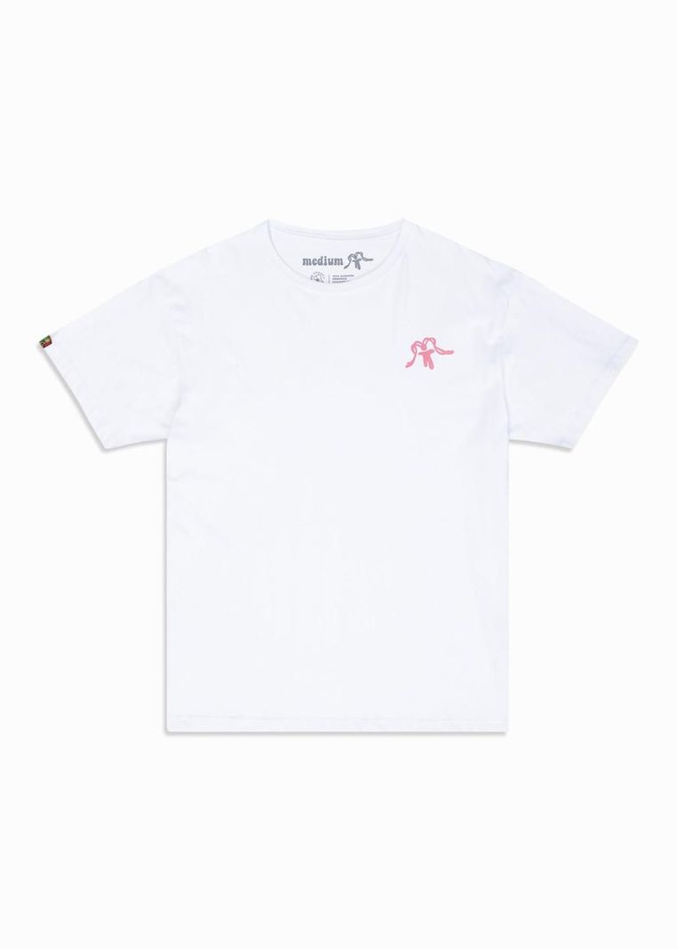Polera Hombre Orgánica Classy White Minilogo-2