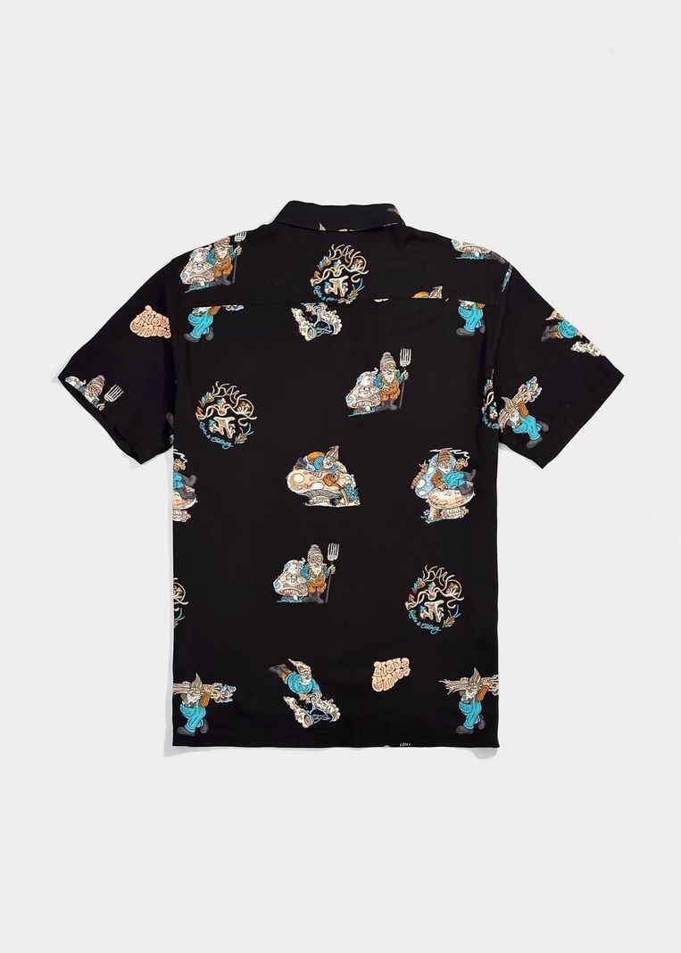 Guayabera Garden Black-4