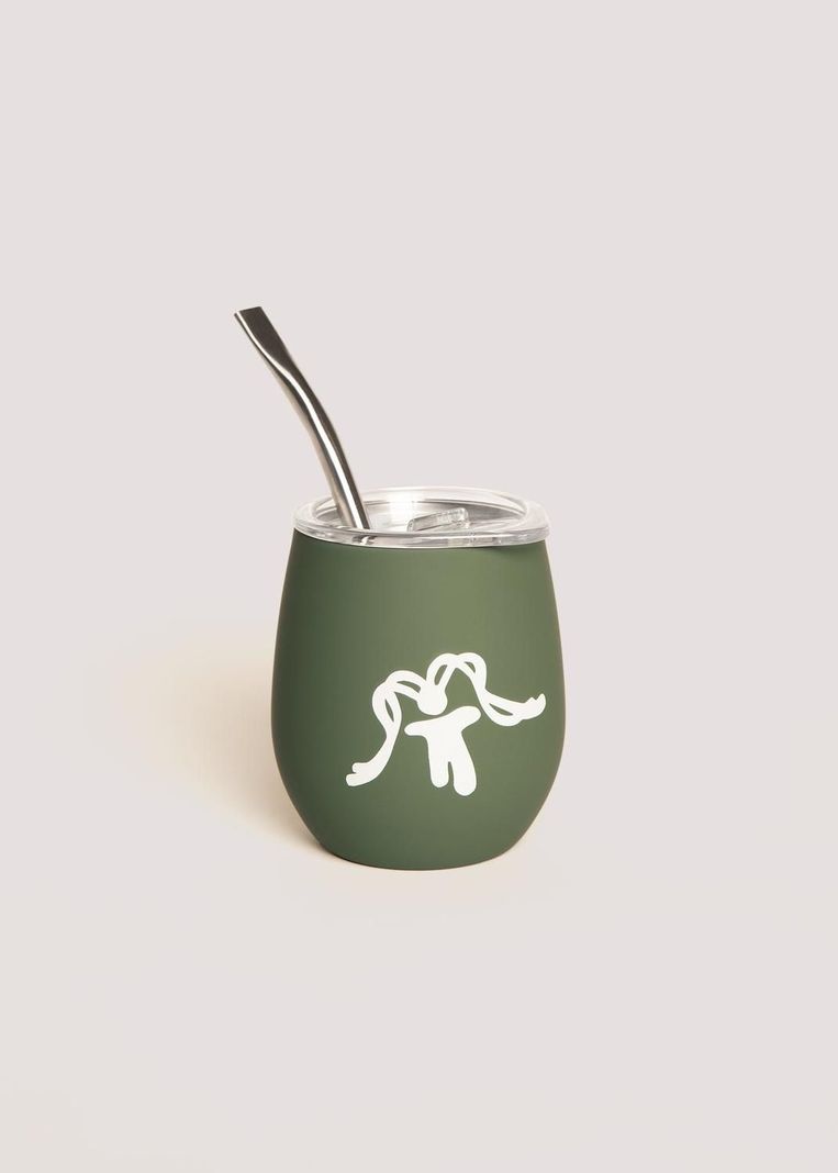 Matera 240ml Logo Olive Verde Oscuro 8 onzas