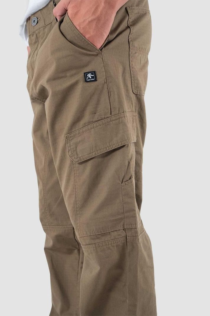 Pantalón Hombre Cargo Ripstop Café-2