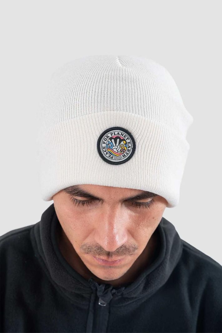 Gorro Beanie Peace Bone-1