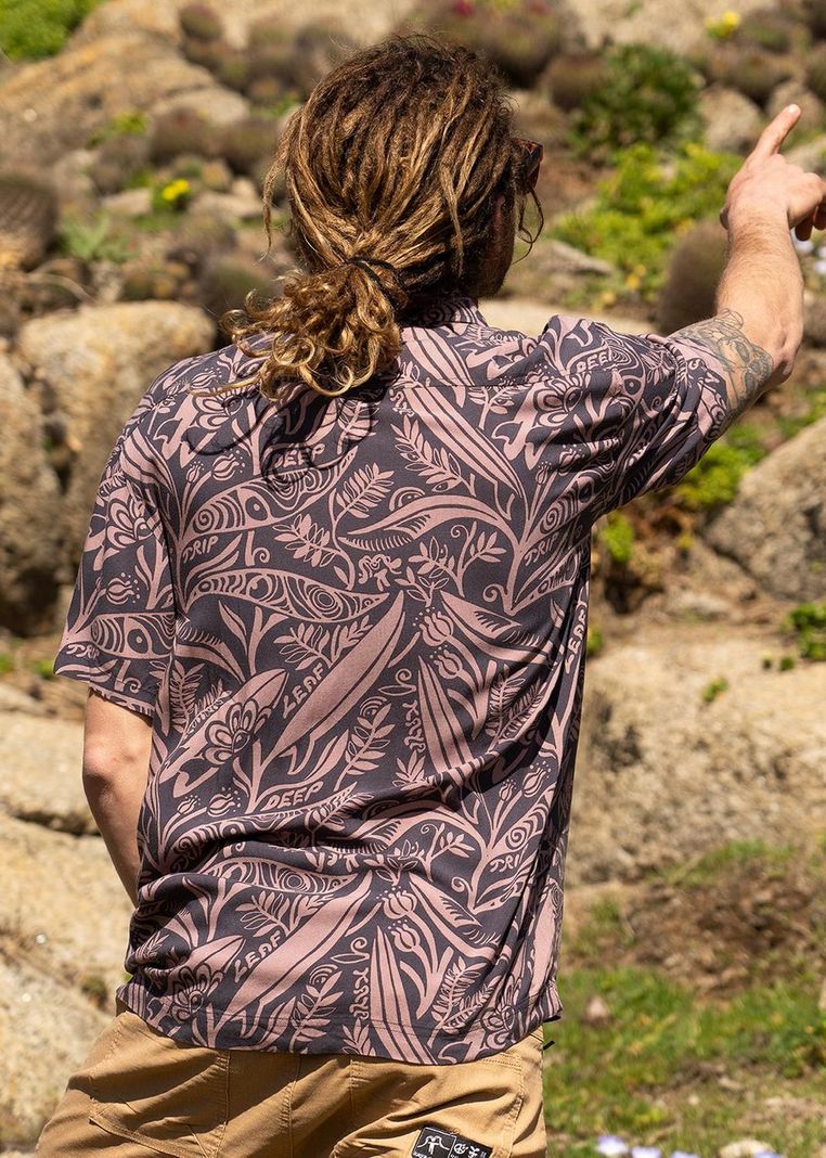 Guayabera Leaf Black-6