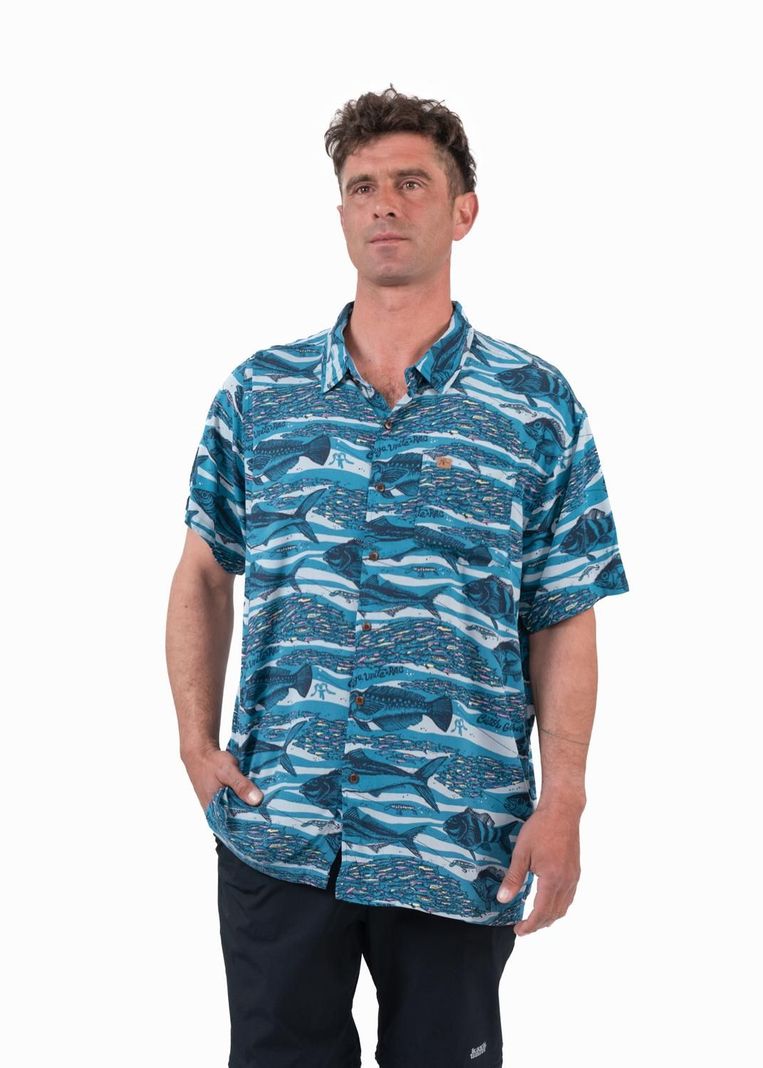 Guayabera Catch Blue-0