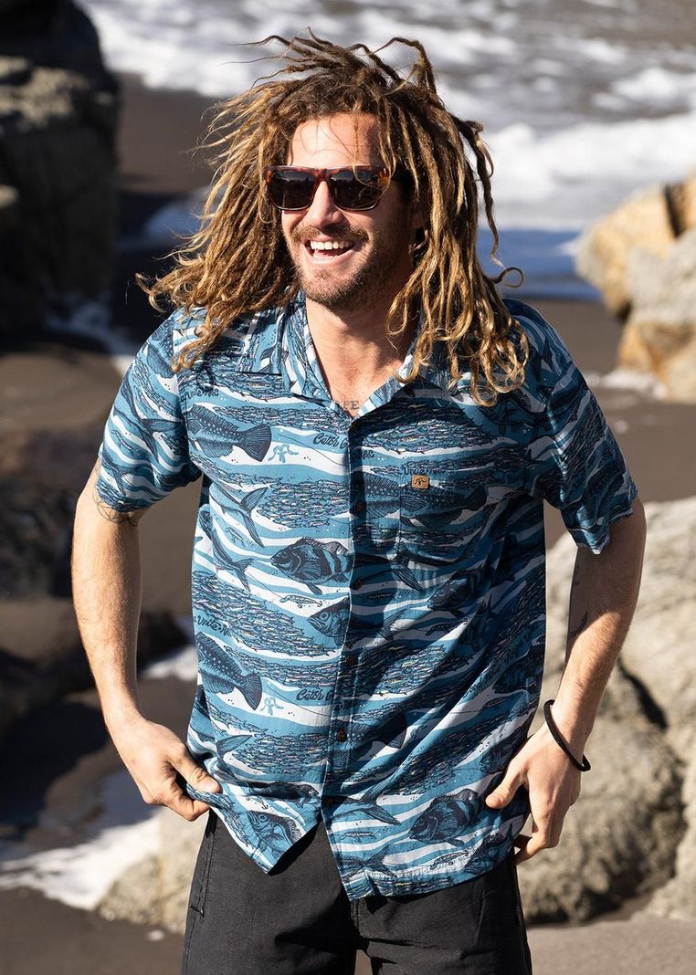 Guayabera Catch Blue-2