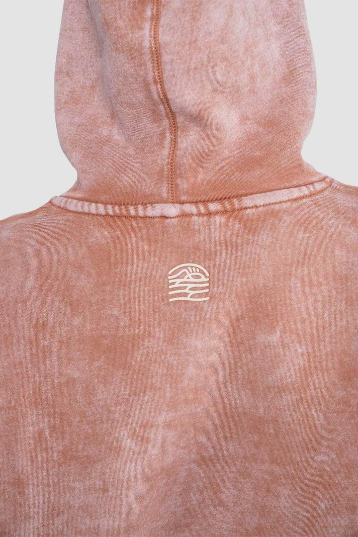 Polerón Hoodie Mujer Solid - Terracota-4