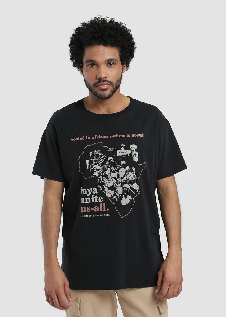 Polera Hombre Unite Negra