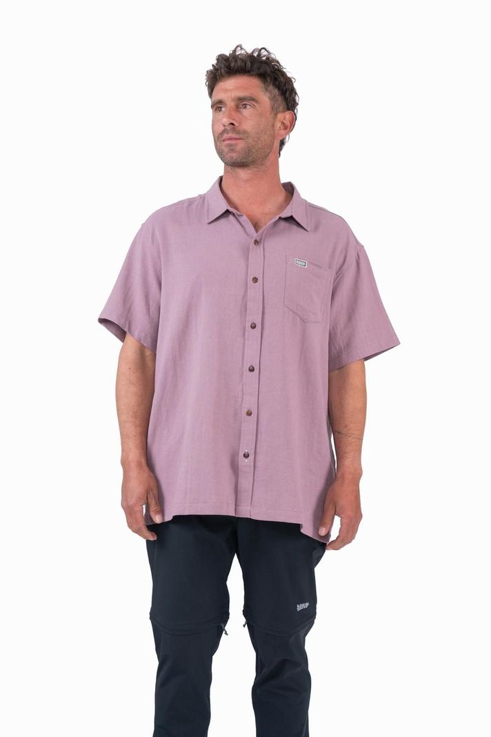 Camisa Lino Lila-0