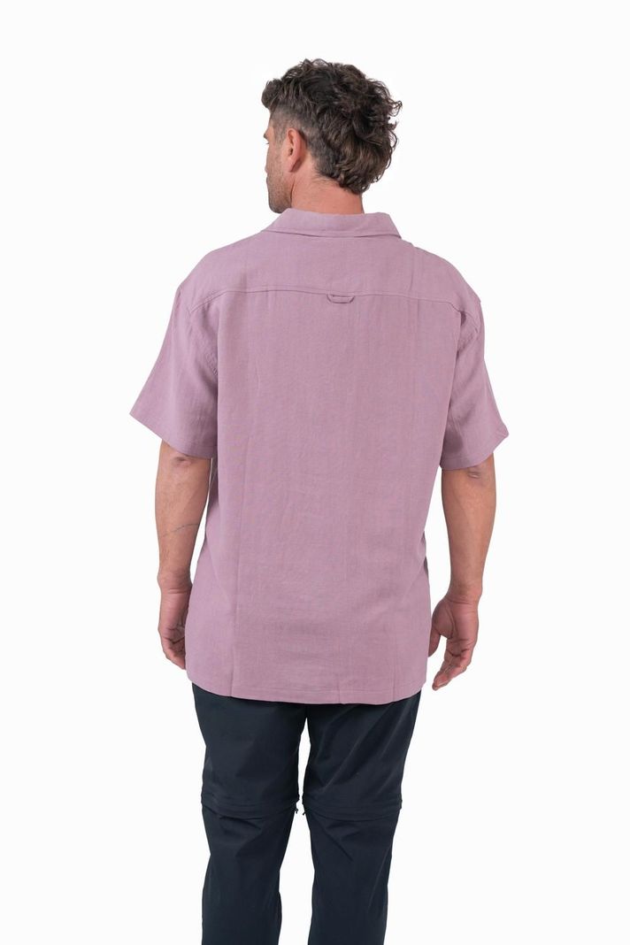 Camisa Lino Lila-1