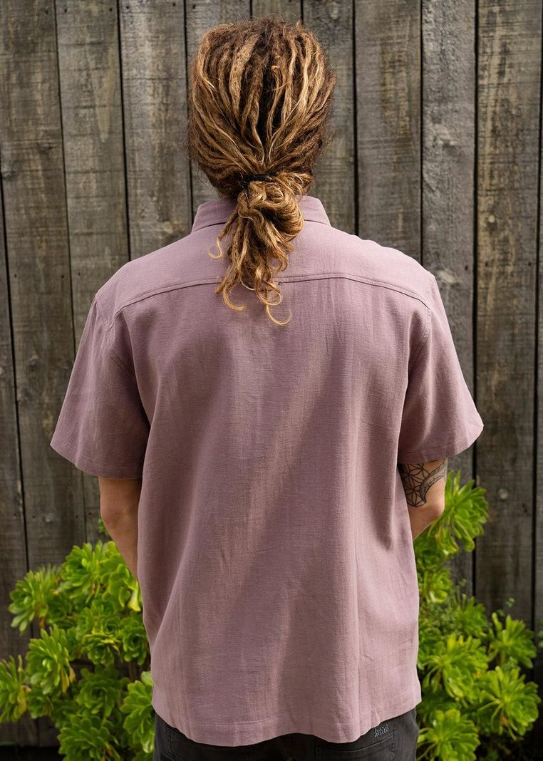 Camisa Lino Lila-8