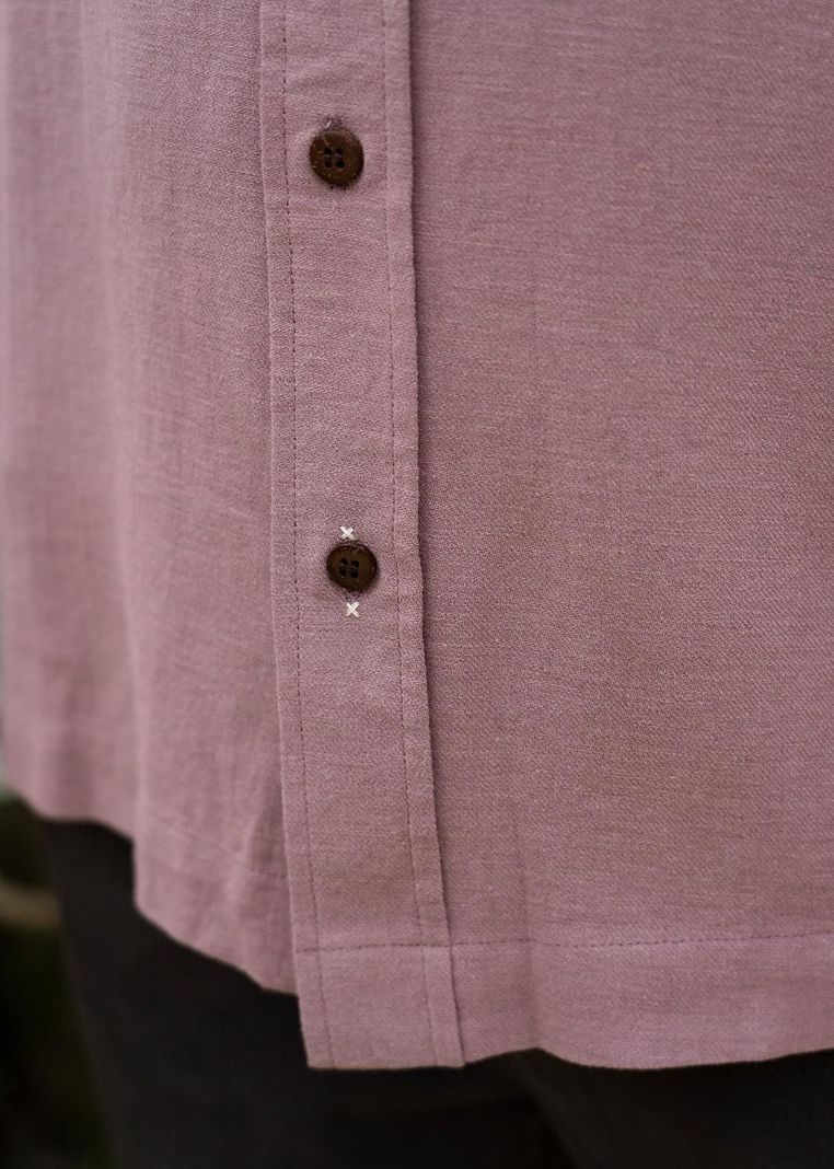 Camisa Lino Lila-9