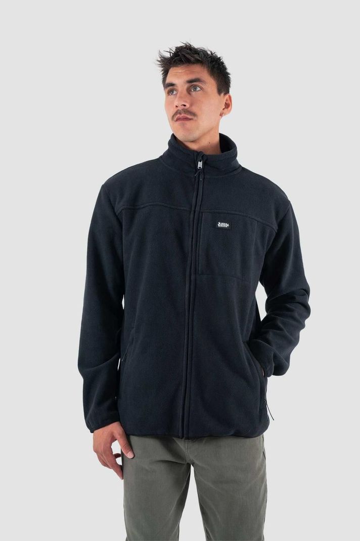 Polar Full Zip Hombre Negro-0