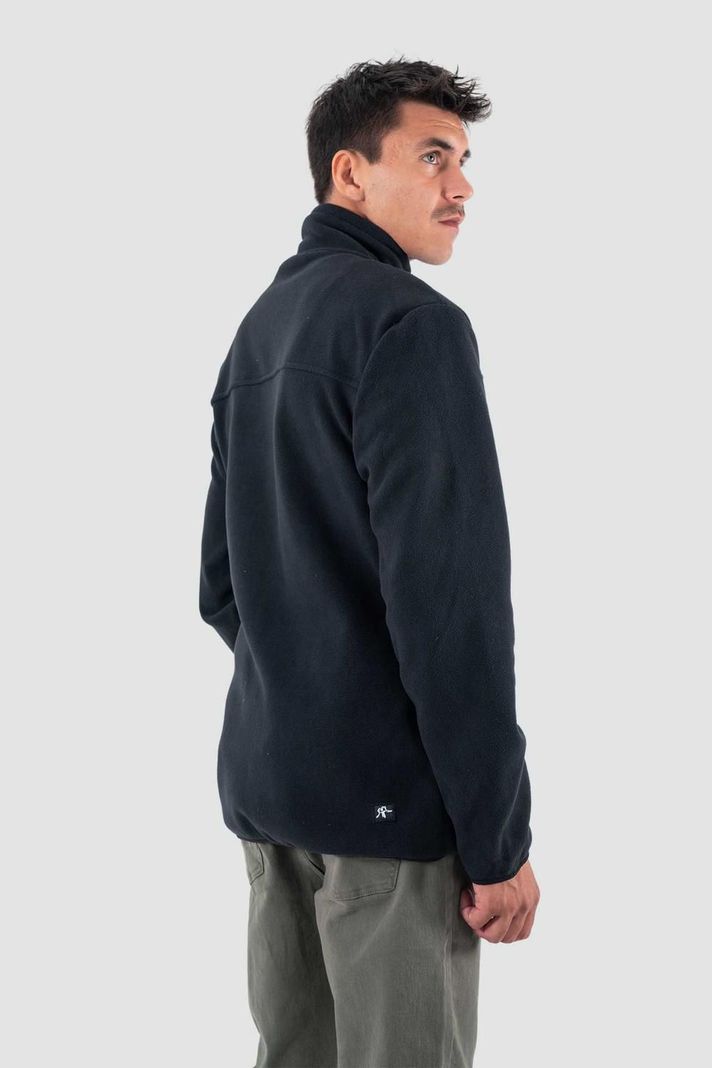 Polar Full Zip Hombre Negro-1