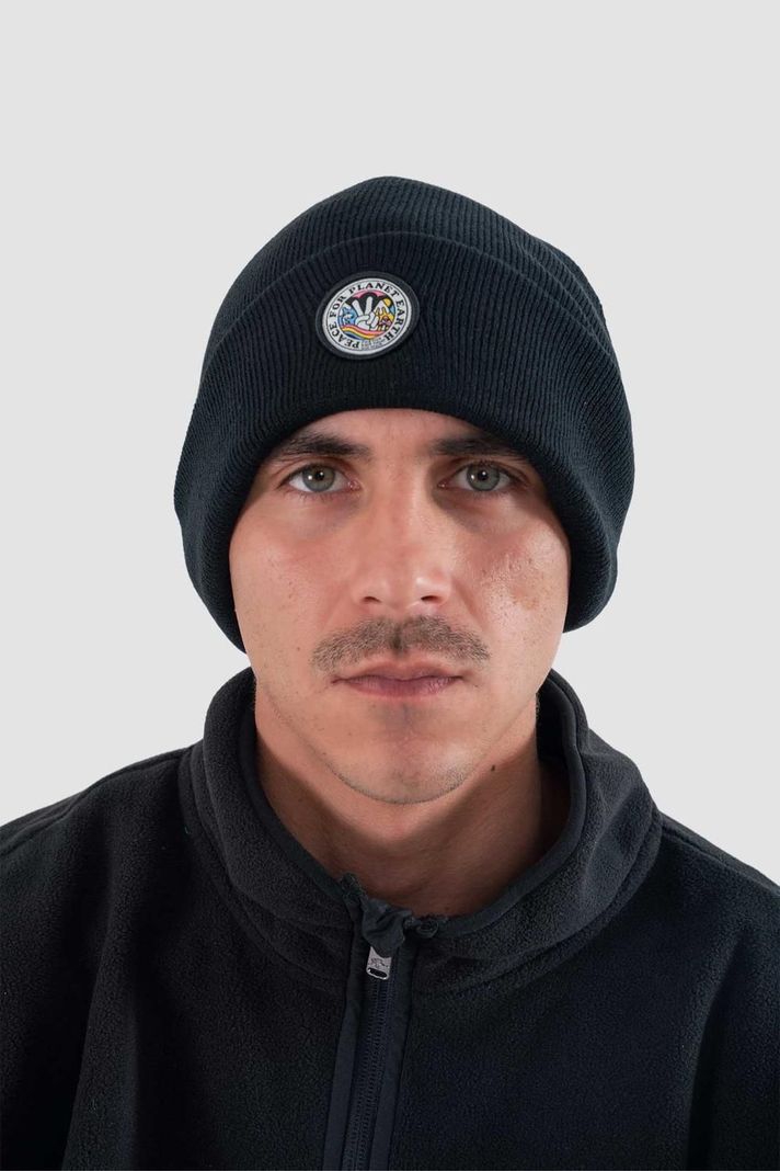 Gorro Beanie Peace Negro-0