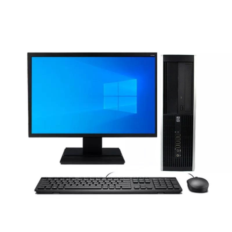 KIT MONITOR + PC HP 8300 G4 SFF i7 8GB 500GB + Teclado & Mouse Reacondicionado Grado A-0