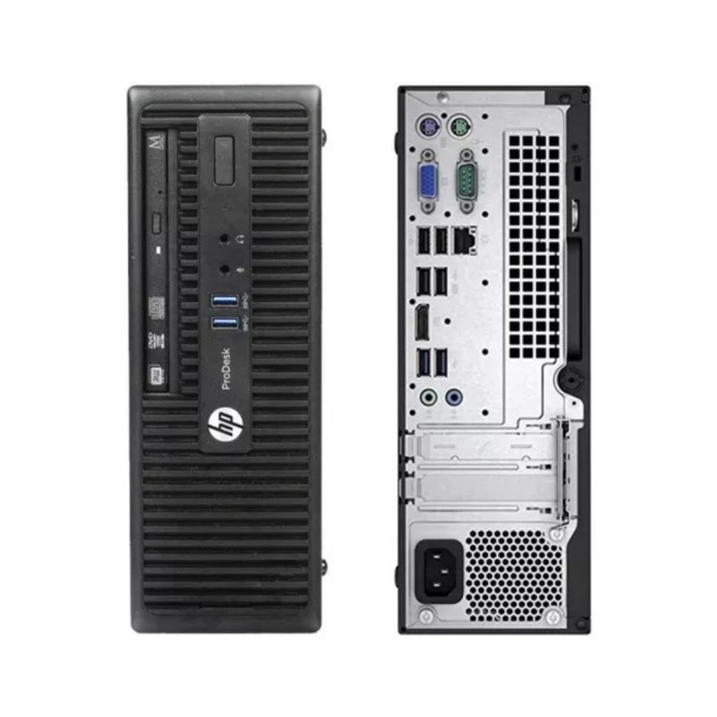 PC HP 400 G3 SFF i3 8GB 500GB Reacondicionado Grado A-1