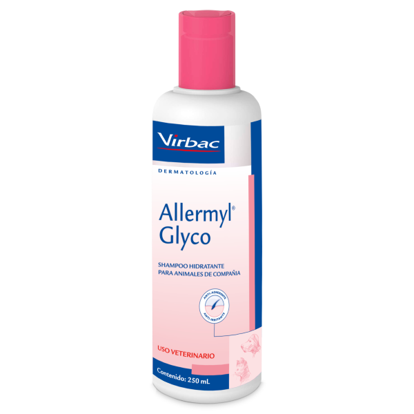 Allermyl Glyco 250ml - Shampoo Hidratante para Perros y Gatos