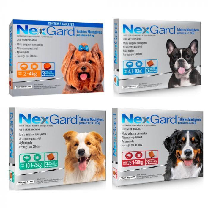 Nexgard 10-25Kg - 3 comprimidos-1