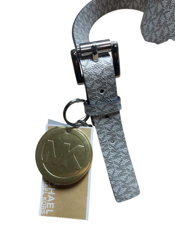 Banano Dama MICHAEL KORS Ajustable Talla S/M Plateado con Print Cod. 9444-1