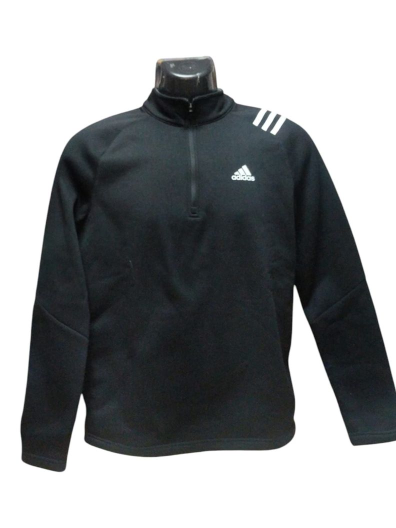 POLERON DE HOMBRE DELGADO ADIDAS TALLA XL COLOR NEGRO COD. 0031-0