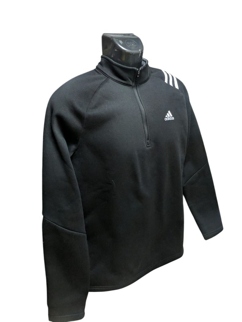 POLERON DE HOMBRE DELGADO ADIDAS TALLA XL COLOR NEGRO COD. 0031-1