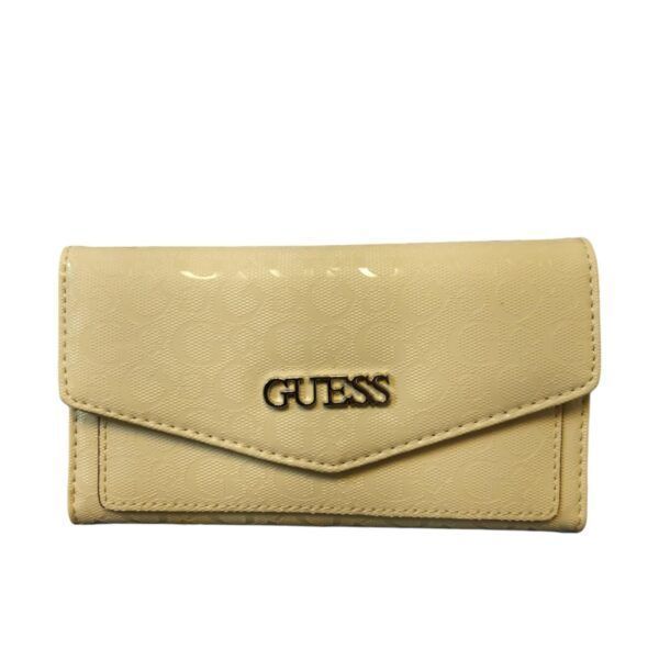 BILLETERA GUESS DE MUJER CON BROCHE LOGO VANILLA COD. 3268-0
