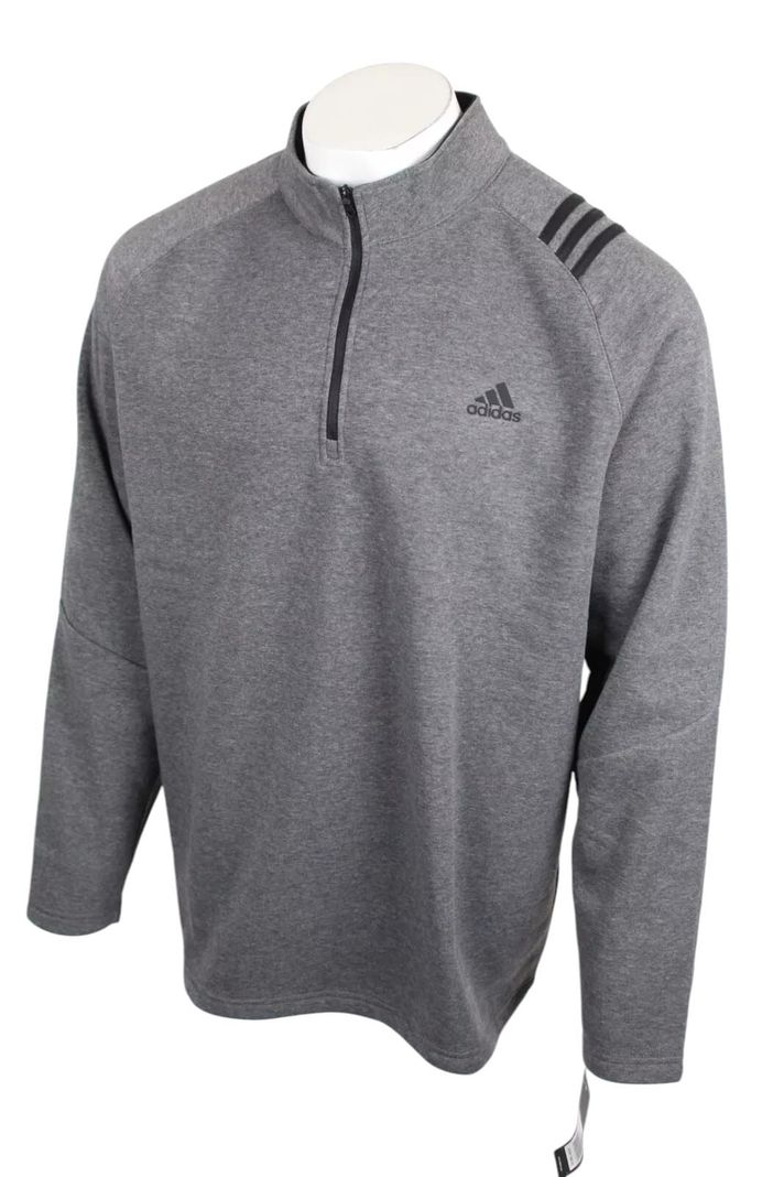 POLERON DE HOMBRE ADIDAS TALLA L COLOR GRIS COD. 0061-0