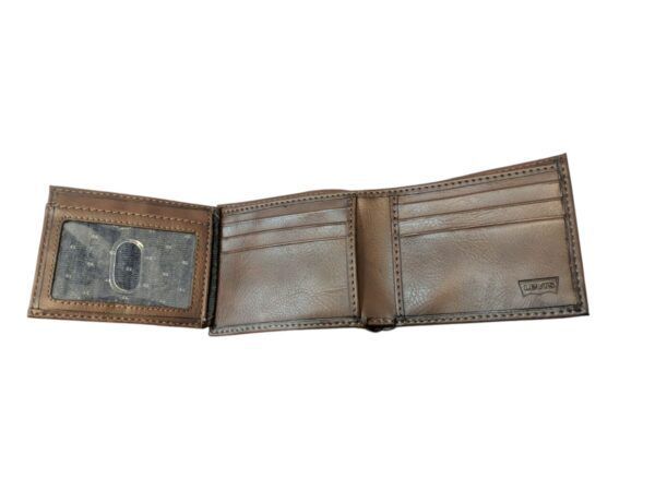 Billetera Hombre Bi-Fold LEVIS Anti-Fraude Café Cod. 2847-2
