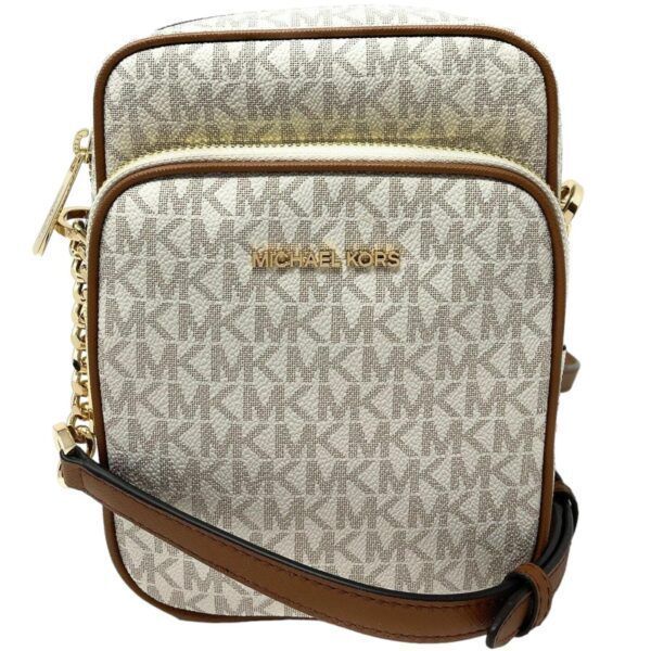BAG / CROSSBODY MICHAEL KORS VAINILLA CON PRINT 15×22 CMS. COD. 5788-0