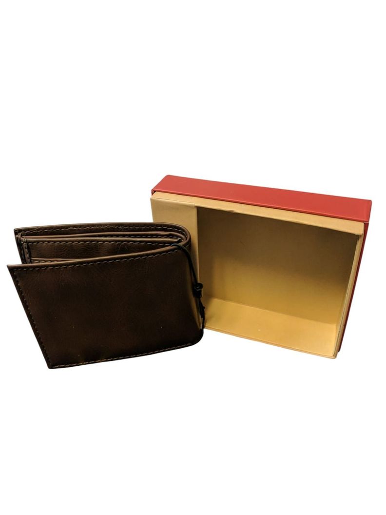  Billetera Hombre Bi-Fold LEVIS Anti-Fraude Café Cod. 4002-2