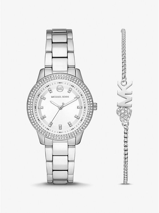  SET RELOJ Y PULSERA MICHAEL KORS CRISTALES SWAROVSKI COD. 7763-0