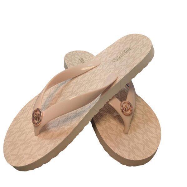 HAWAIIANAS / FLIP FLOP MICHAEL KORS ROSA PRINT MK N.7 MEDIDA AMERICANA COD. 4235-0