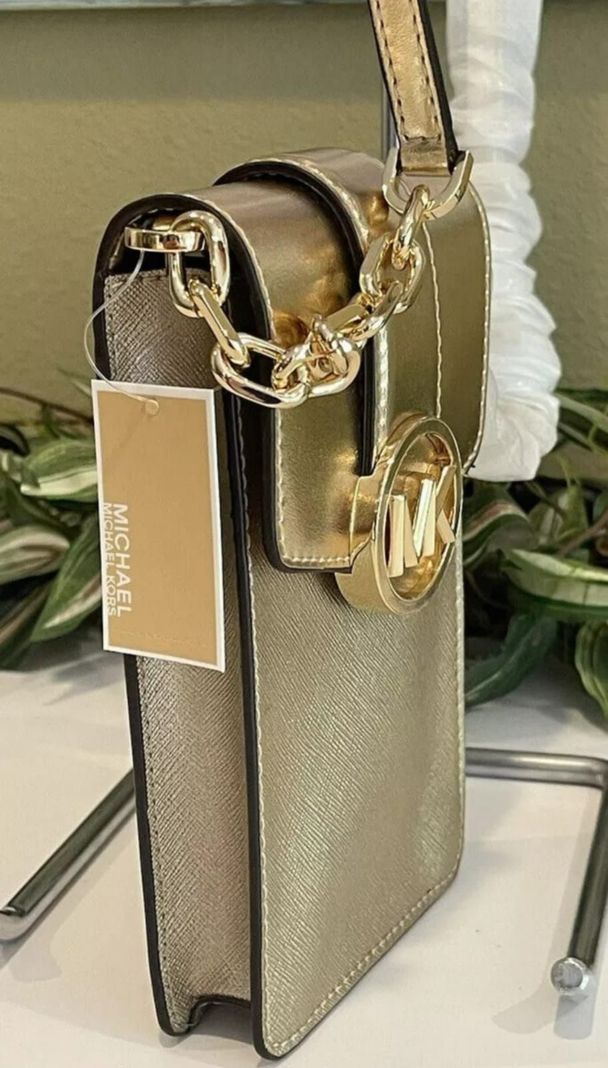 CROSSBODY MICHAEL KORS SMALL MODELO CAMERA DORADO COD. 5176-1