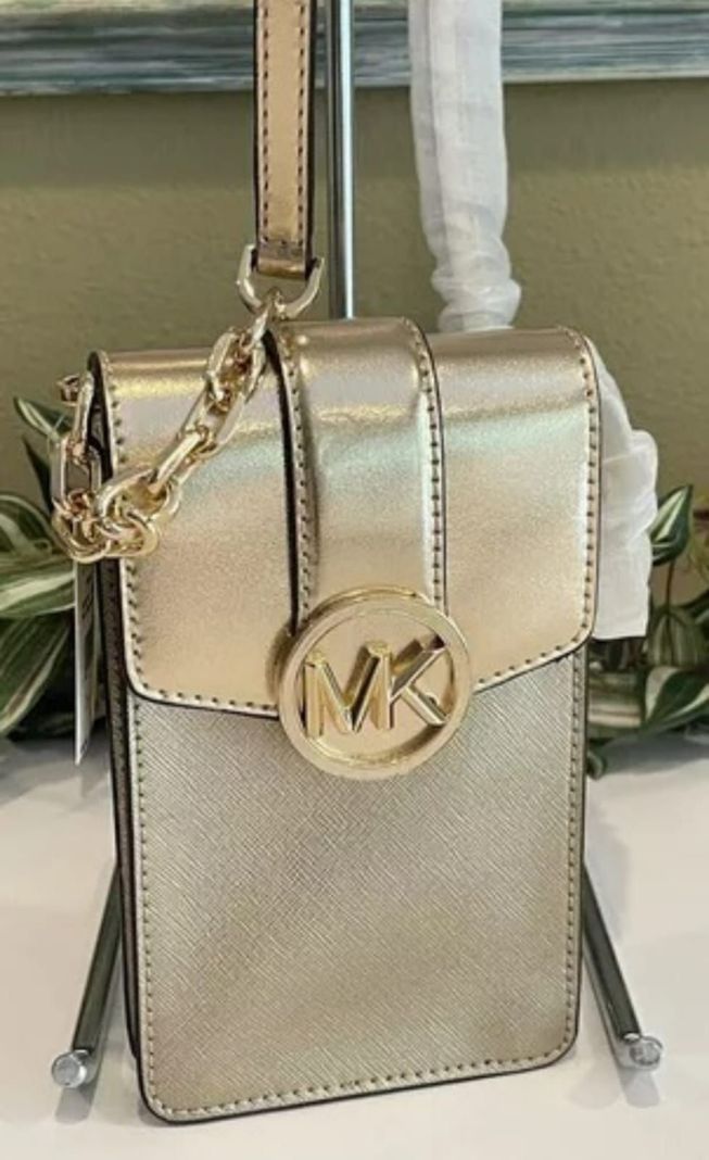 CROSSBODY MICHAEL KORS SMALL MODELO CAMERA DORADO COD. 5176-2