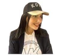  Gorra Dama MICHAEL KORS Negro / Dorado Ajustable Cod. 2074-1